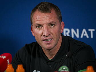 Brendan Rodgers addresses the...